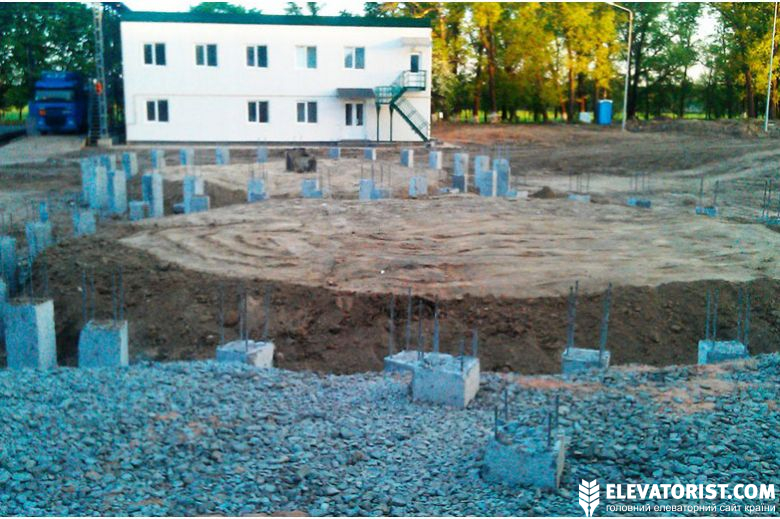 Строительство элеваторного комплекса «РОСТОК-ХОЛДИНГ» в г. Глухов