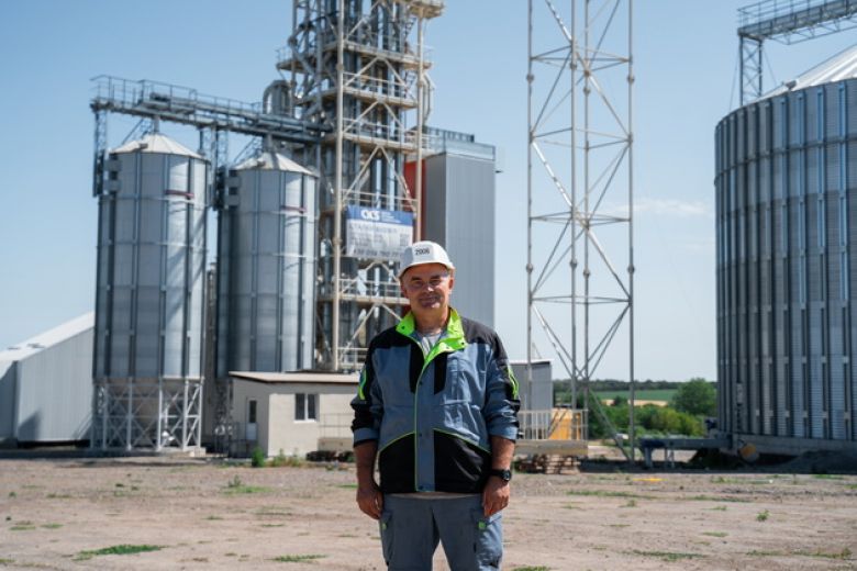 Начальник механізованого зерносховища Олександр Брацило