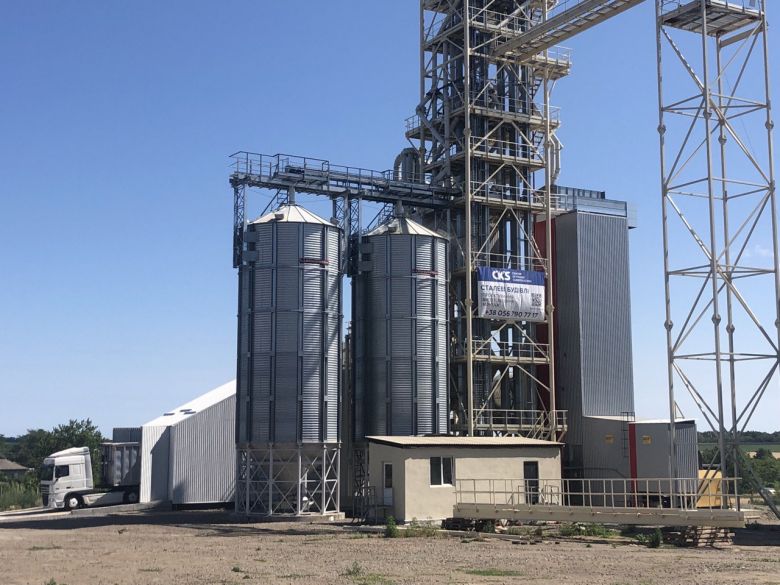 Оперативні ємності для очисного та сушильного вузлів елеватора