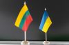Прапор Литви та України