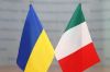 Прапор України та Італії