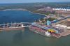 Морський порт Усть-Луга в Росії