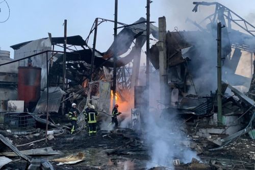На перерабатывающем предприятии в Харькове произошел взрыв