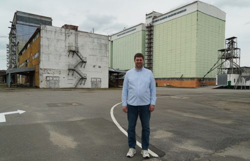 Артем Ремпен, директор із розвитку «Алмейда Груп»,на території «Богданівецького КХП»