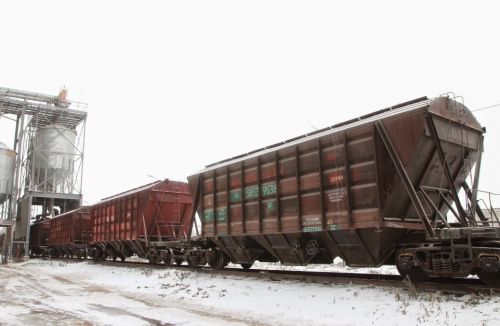 Вагони-зерновози філії «Центр транспортної логістики» АТ «Укрзалізниця»