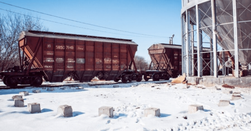 Вагон-зерновоз філії «Центр транспортної логістики» АТ «Укрзалізниця»