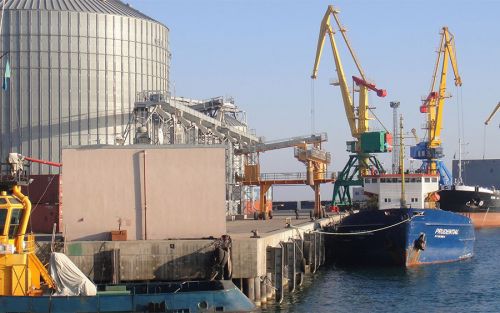 Робота портового терміналу в Україні