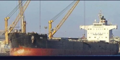 Судно «BULL» під прапором Панами в порту Чорноморськ