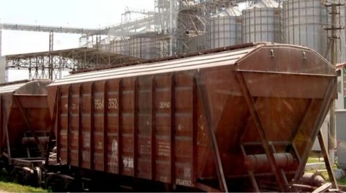 Вагони АТ «Укрзалізниця» для перевезення зерна