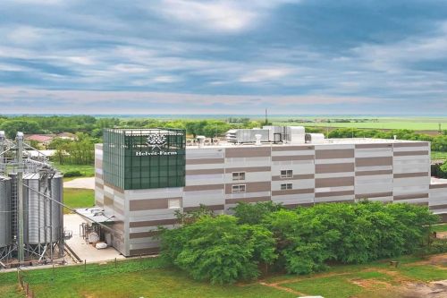 Завод із переробки гороху Helvét-Farm в місті Орошгаза, Угорщина