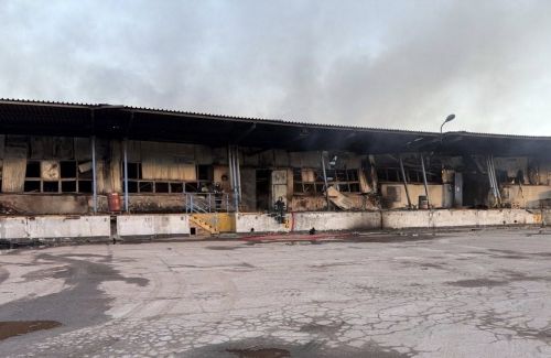 Складський комплекс у Павлограді на Дніпропетровщині, де зберігалася продукція компаній Snack Production і «Клуб Чипсів» (група Star Brands)