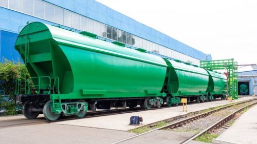 Вагони-зерновози виробництва ПАТ «Крюківський вагонобудівний завод» (КВБЗ)