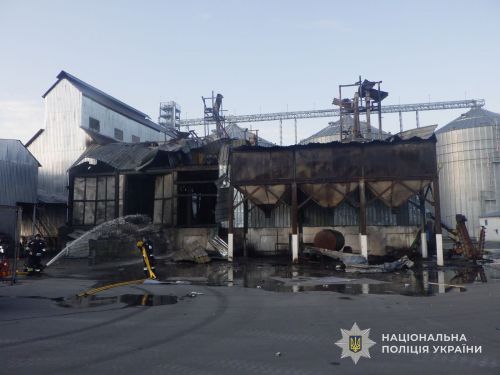 У Глухові на Сумщині загорівся елеватор внаслідок російської атаки