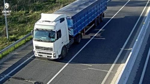 Вантажівка з порушенням габаритно-ваговогих норм
