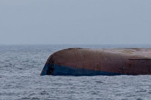 Затонувше судно біля узбережжя Румунії 