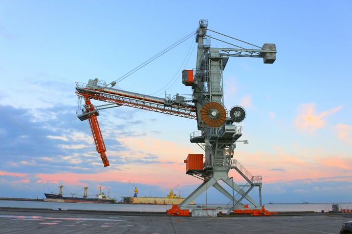 На новом зерновом терминале в Мариупольском порту задействуют судопогрузчик NEUERO