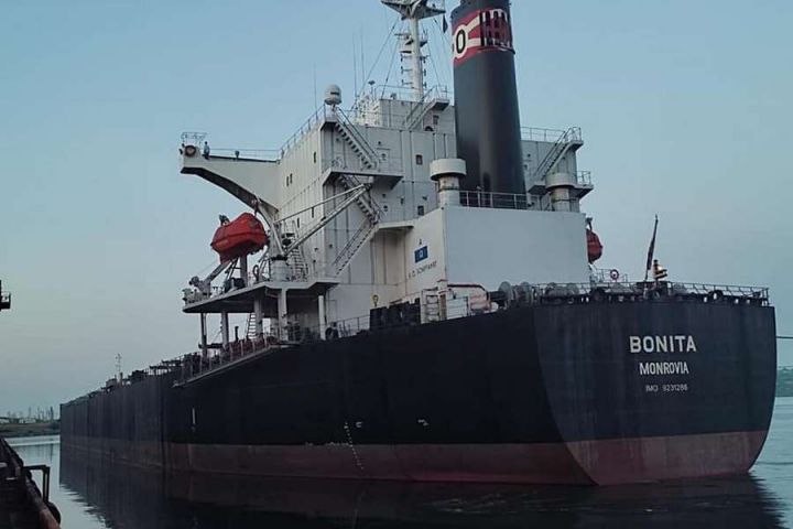 Панамакс BONITA вийшов із порту Південний у складі найбільшого каравану суден.