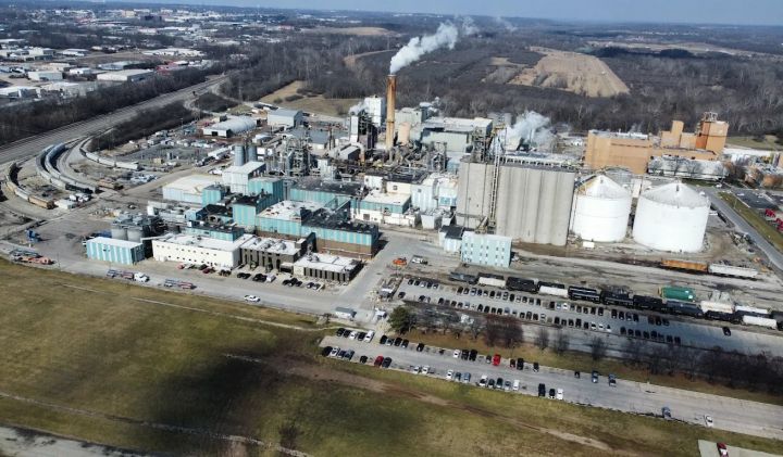 Завод Cargill з переробки кукурудзи у Дейтоні (штат Огайо, США)