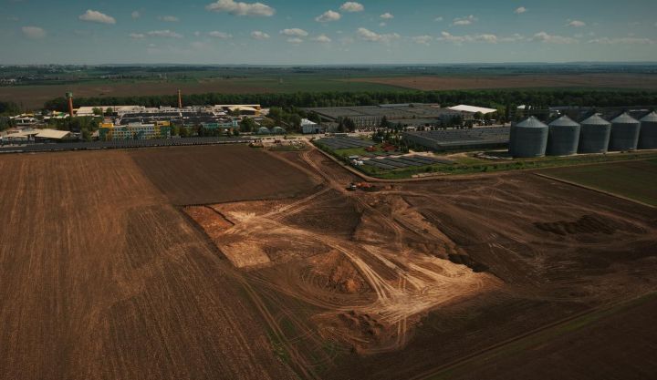 Будівництво комбікормового заводу з елеваторним комплексом в індустріальному парку «Західноукраїнський промисловий хаб» у селі Острів Тернопільської області 