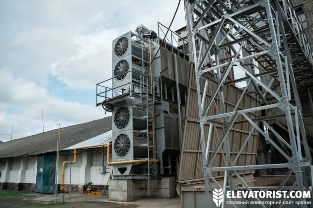 Сушарка на елеваторі Голоби