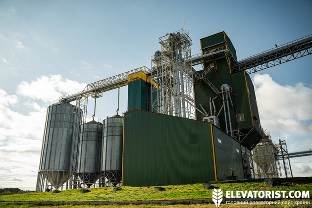 Елеваторний комплекс для доробки зерна