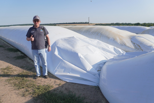 Начальник відділу продажу зернових рукавів Harwell™  та силосної плівки Олександр Черненко 