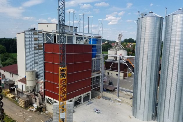6 силосів обсягом 980 м³ виробництва компанії TSC для підприємства в Німеччині