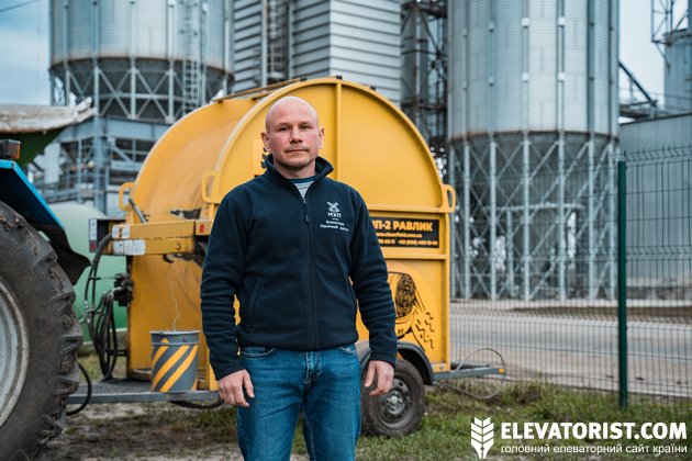 Головний інженер Яготинського та Андріяшівського елеваторів МХП Володимир Зінченко