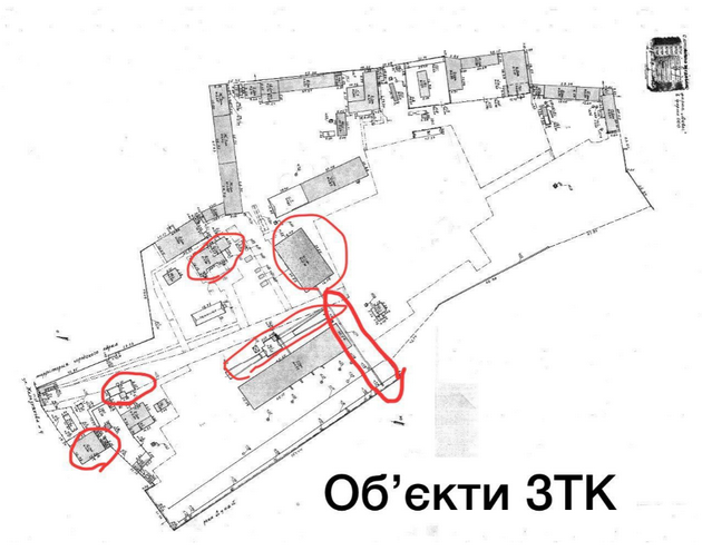 Схема об'єктів ЗТК в порту. Фото Comment.ua